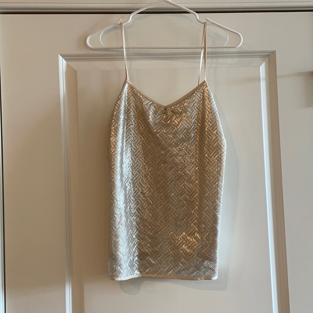 Banana Republic Sequins Spaghetti Strap Tanktop